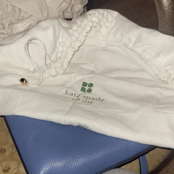 Kate Spade Blue Crossbody Bag with Adjustable Strap in pebbled leather - Picture 8 of 8